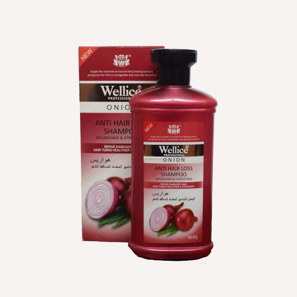 Wellice Onion Anti Hair Loss Shampoo 400gm Shopee Malaysia