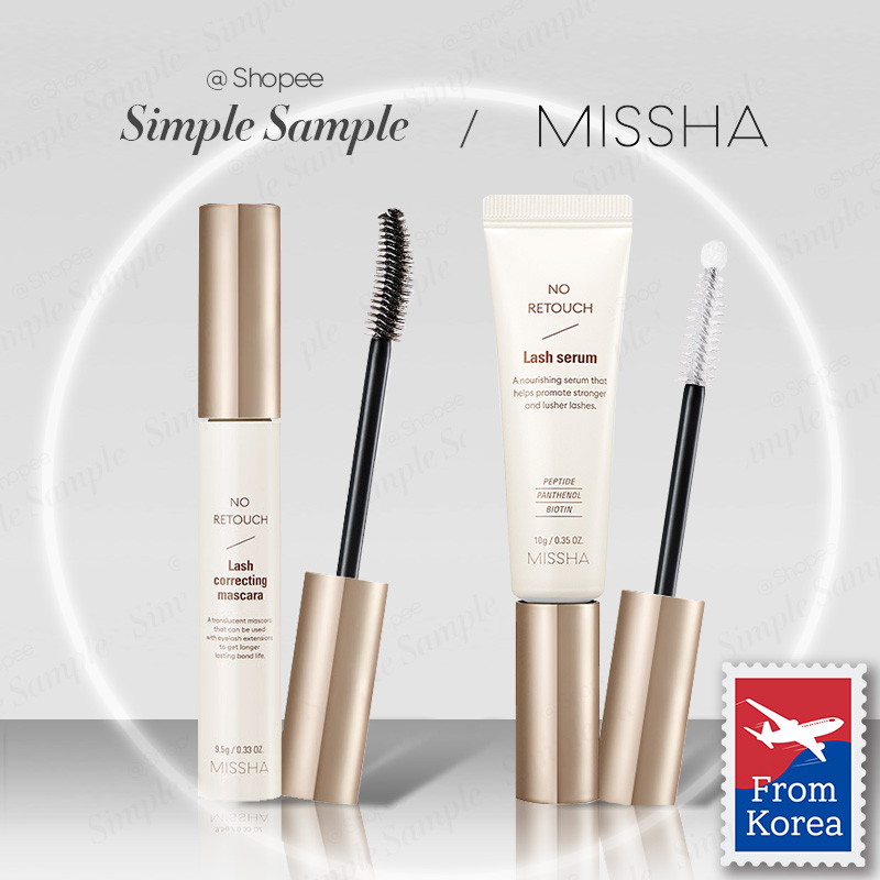 MISSHA no retouch lashing correcting Mascara / Lash serum Shopee Malaysia
