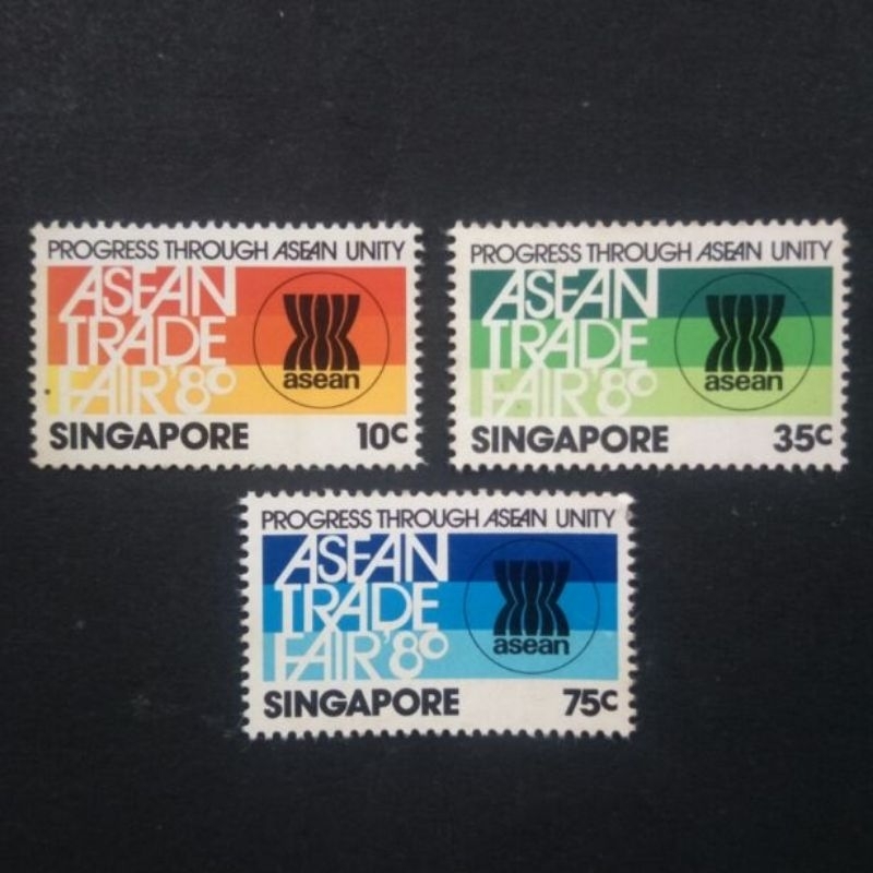 1980 Stamp Singapore-Complete Mint Stamp-A.S.E.A.N. Trade Fair