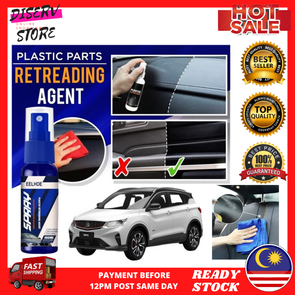 Car Dashboard Restoration Liquid Nano Wax Wak Kilat Polish Rubber