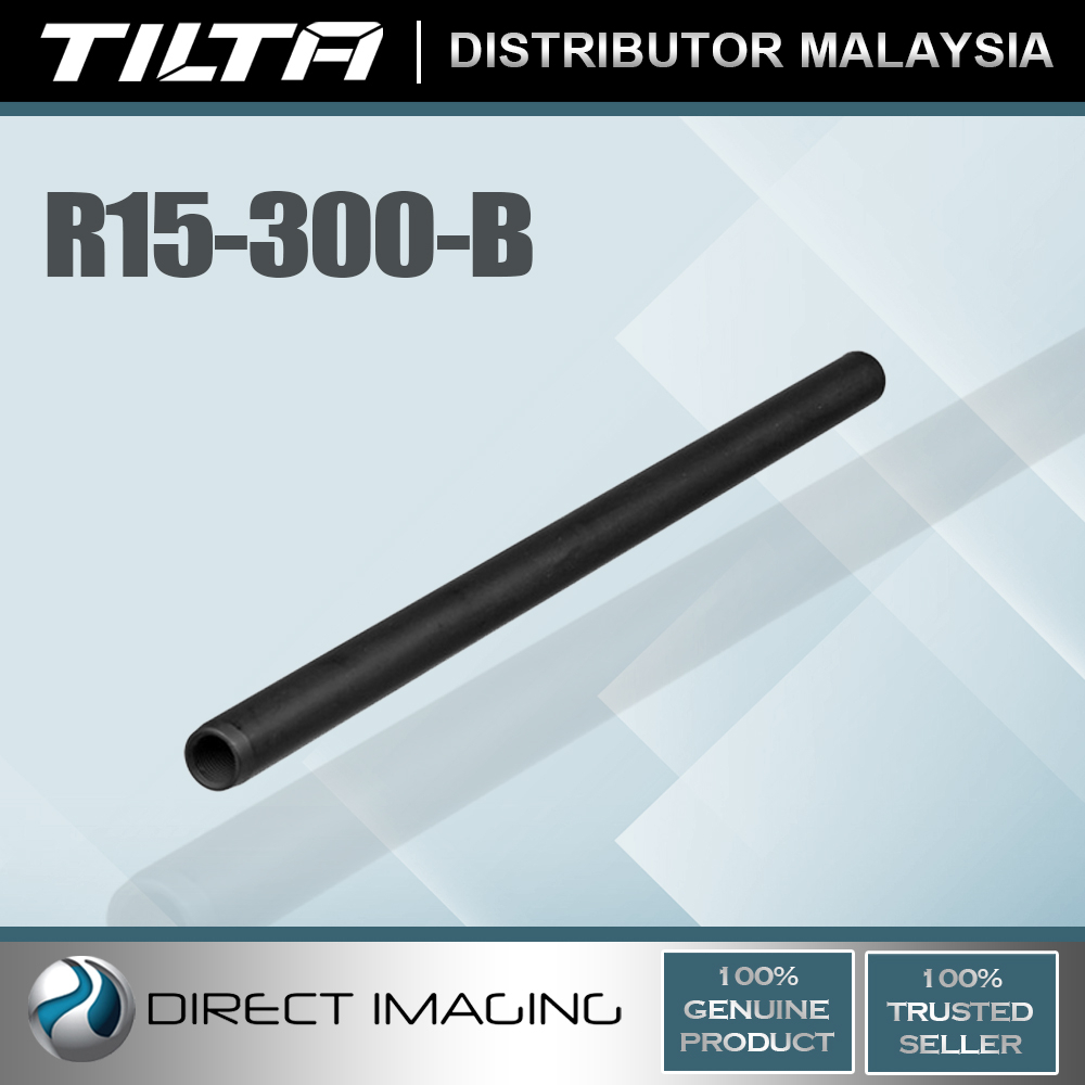 (Distributor Malaysia) Tilta Threaded 15mm Rod R15300B (Black, 300mm, Single) Shopee Malaysia