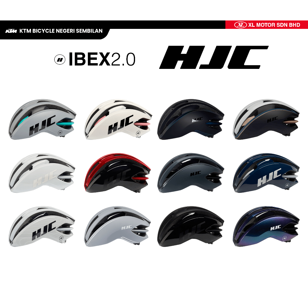 HJC IBEX 2.0 HELMET CYCLING HELMET AERO DYNAMIC BICYCLE HELMET COME WITH WARRANTY