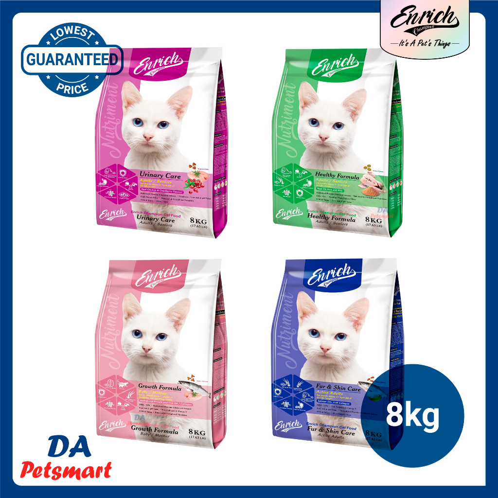 Enrich Champion Cat Food 8kg | Shopee Malaysia