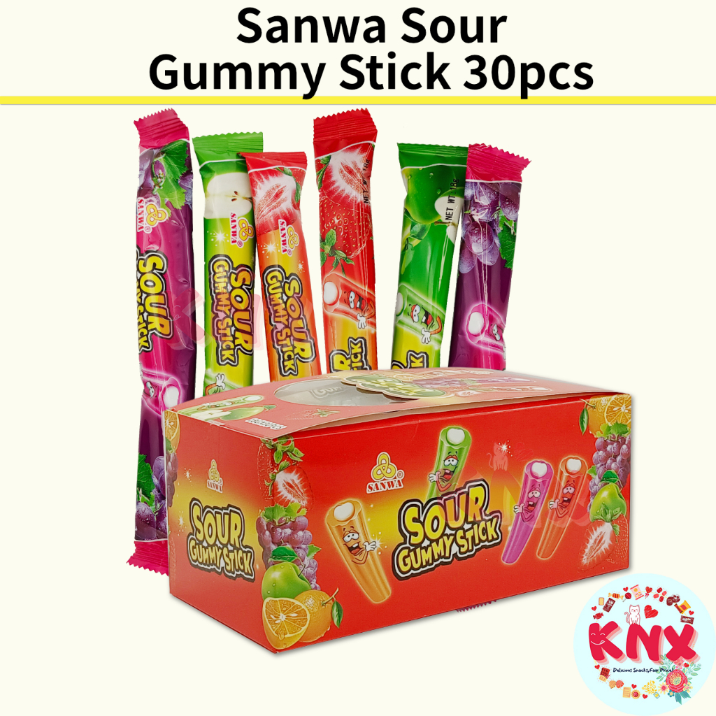 GOMME SOUR STICKS MIX FRUITS 30G