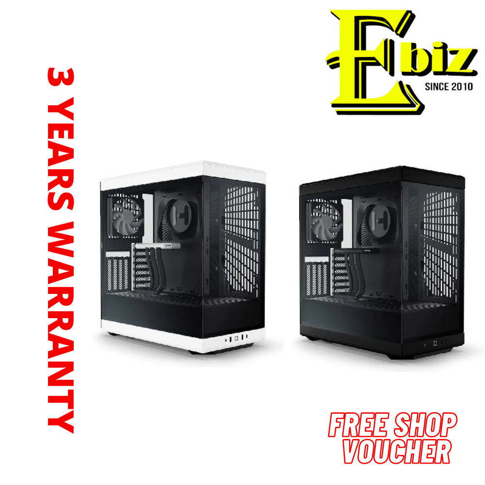 HYTE Y40 ATX Case With 2 Units 12CM Fan + PCIE 4.0 Riser | Shopee Malaysia