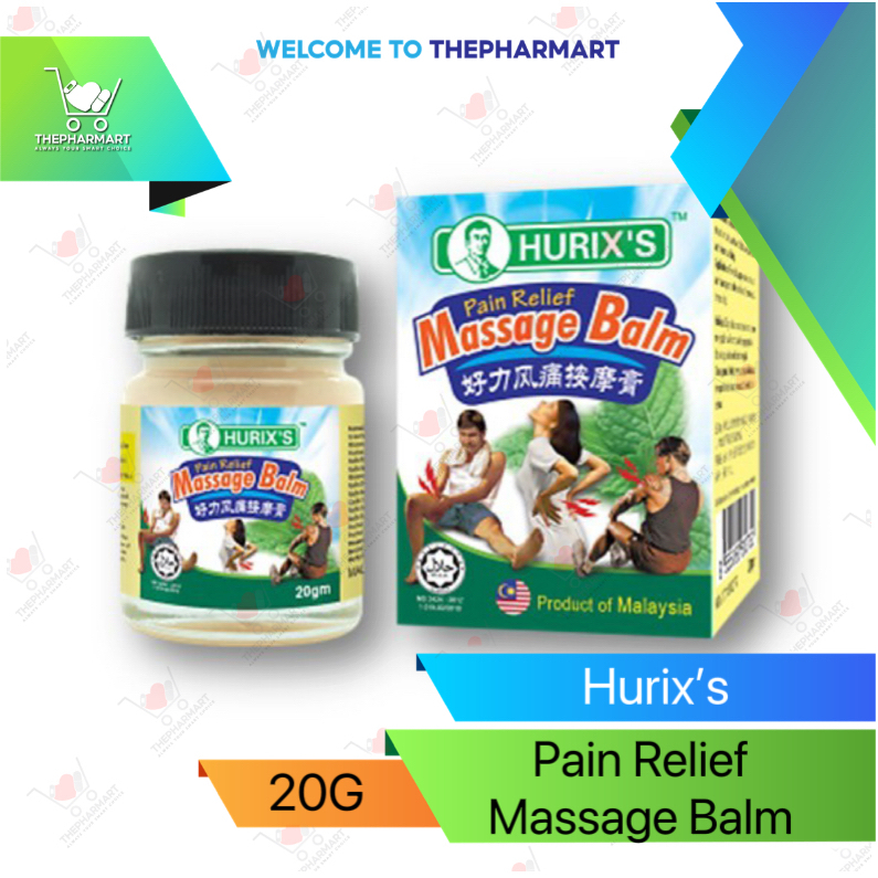 Hurix's Pain Relief Massage Balm (20G) Shopee Malaysia