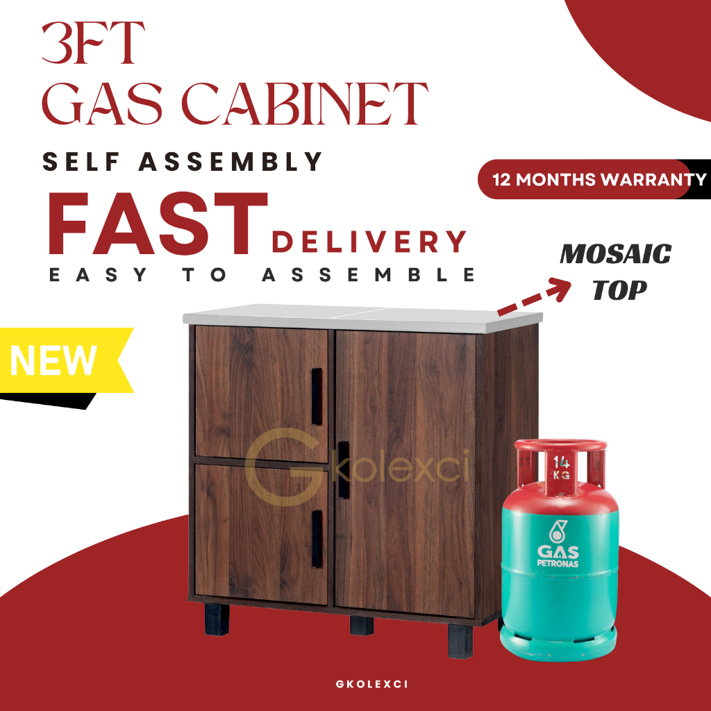 DIY 3ft Gas Gas Gas Stove Dapur