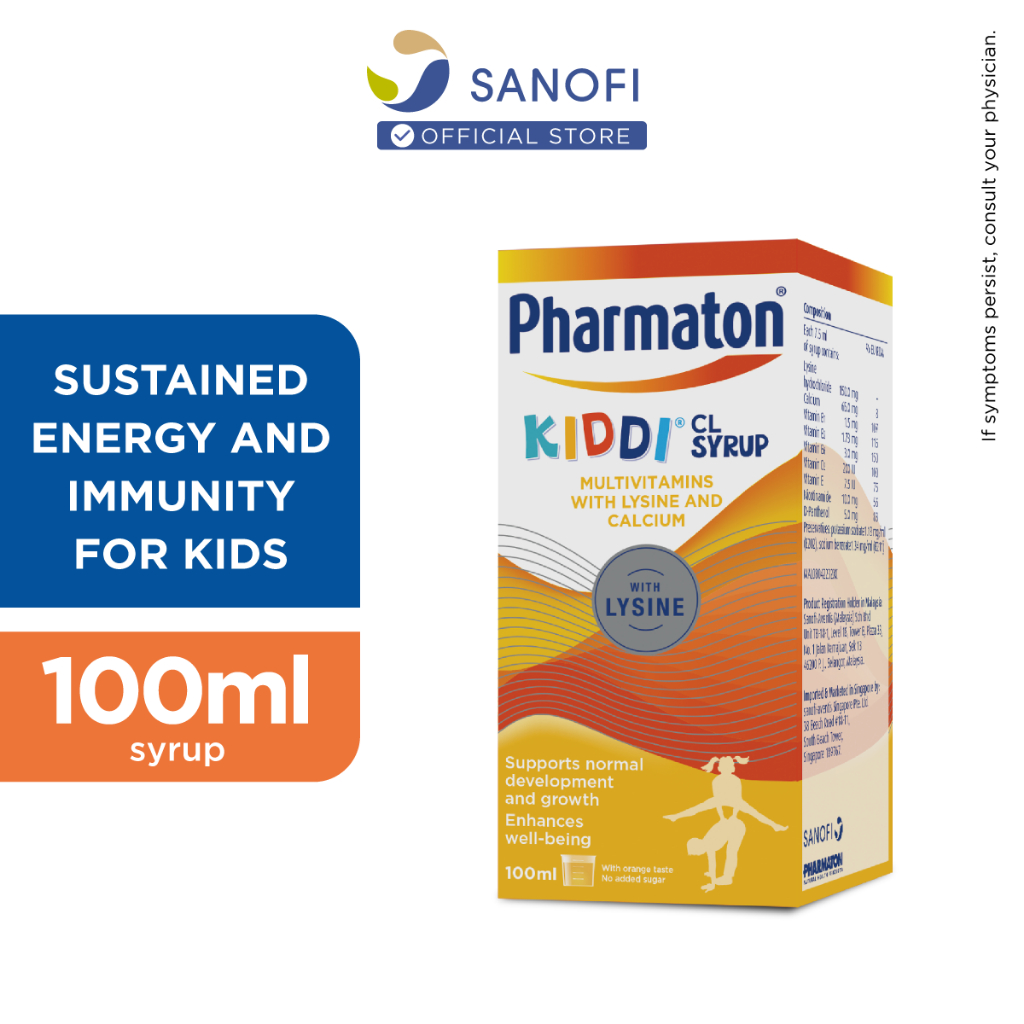 Pharmaton Kiddi Multi Vitamin Syrup For Kids (100ml) Shopee Malaysia