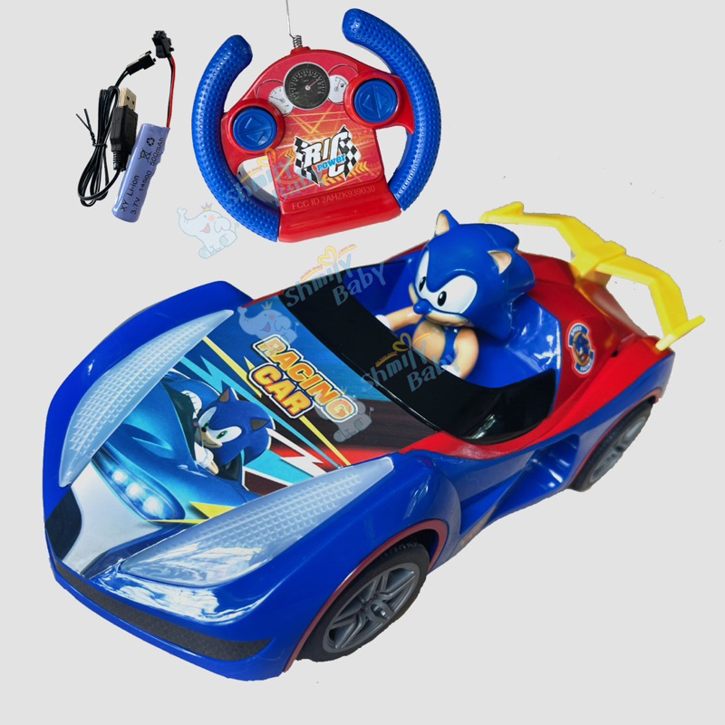 Mainan Kereta SONIC The Hedgehog Remote Control Car with RC car