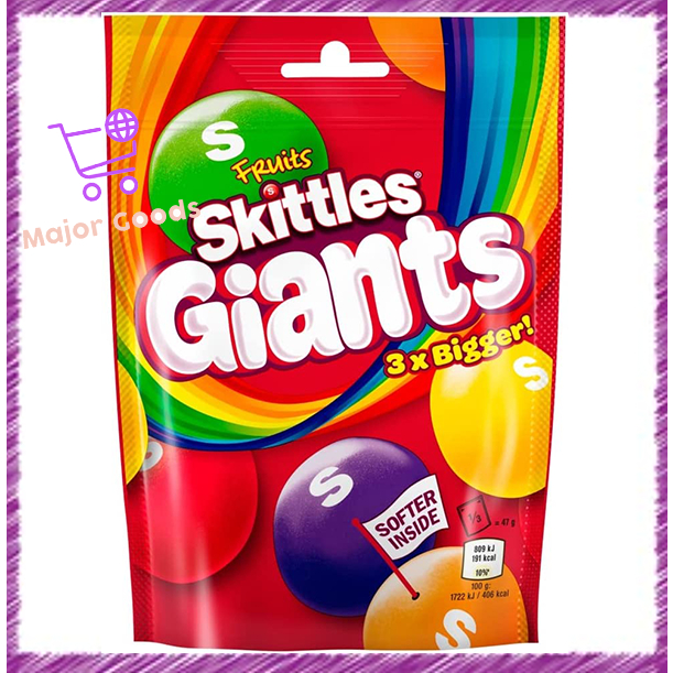 Skittles Giants Original Fruits Pouch 141g | Shopee Malaysia