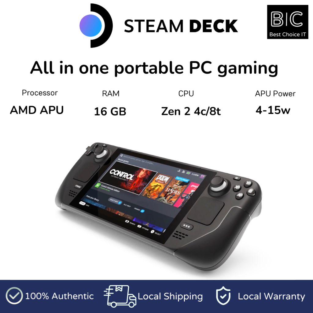[100 Original] Steam deck Handheld PC Gaming Console Shopee Malaysia