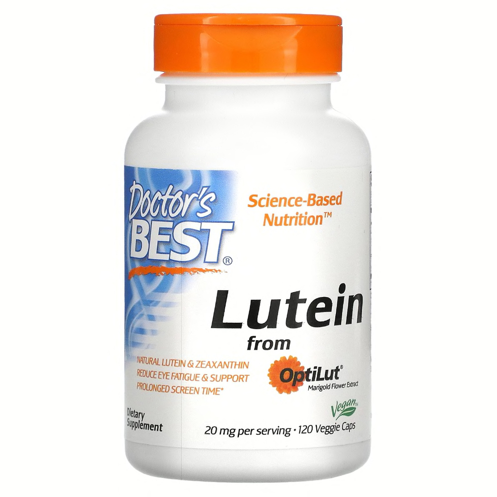 ✅READY STOCK✅ Doctor's Best, Lutein from OptiLut, 10 mg, 120 Veggie Caps