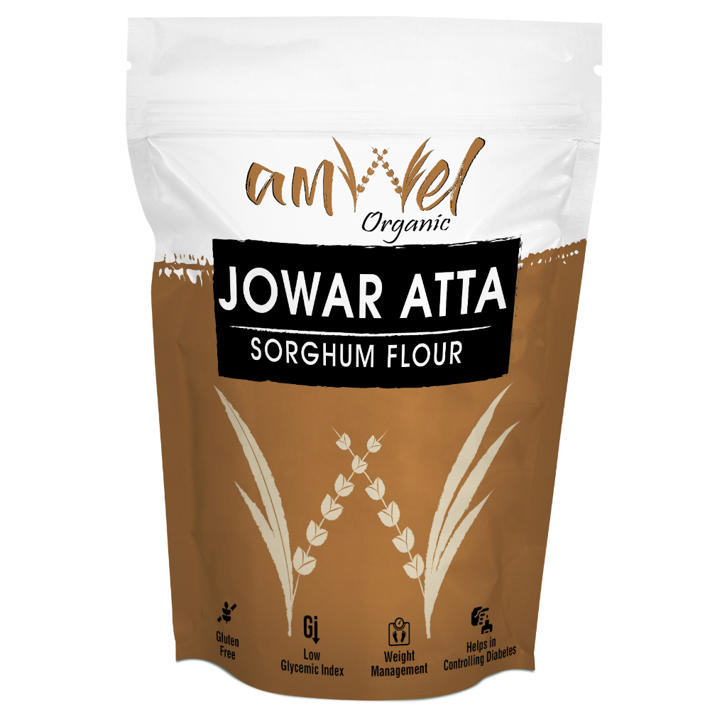 Amwel Organic Jowar Atta | Sorghum Flour | 500g