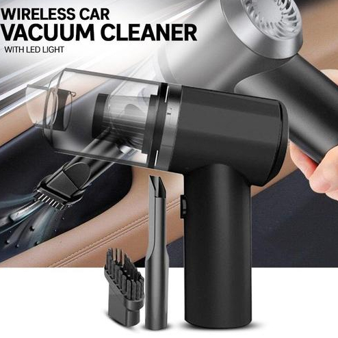 9000Pa Mini Cordless Vacuum Cleaner Rechargeable & Portable Wireless Car Vacuum for Home Office Room Vakum Kereta