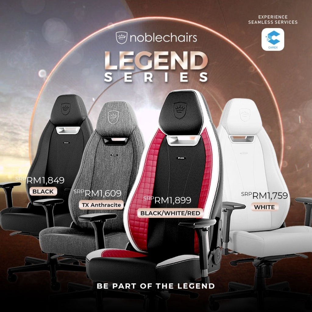  noblechairs LEGEND Series Gaming Chair [SHORTGAS LIFT] Shopee