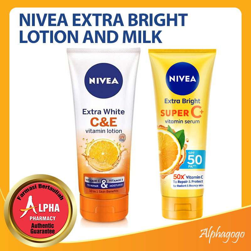 NIVEA Extra Bright C&E Vitamin Body lotion / NIVEA Extra Bright Super