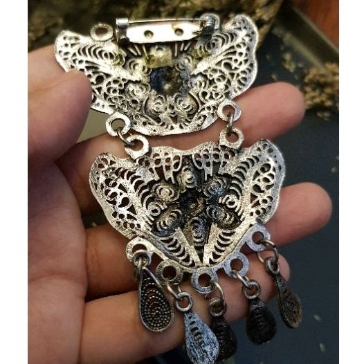 Exclusive Pewter Brooch Munirah Shopee Malaysia