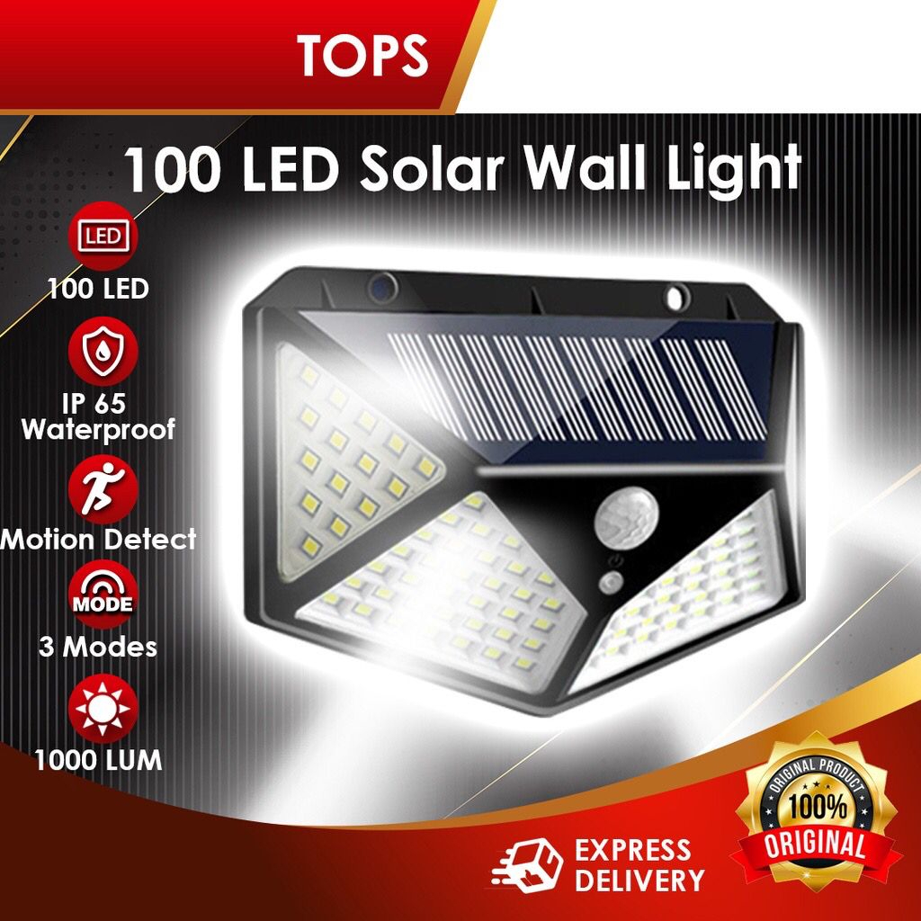 Solar Interaction Wall Lamp 100 Motion Sensor Wall Mount Efficiency Safety Waterproff Light