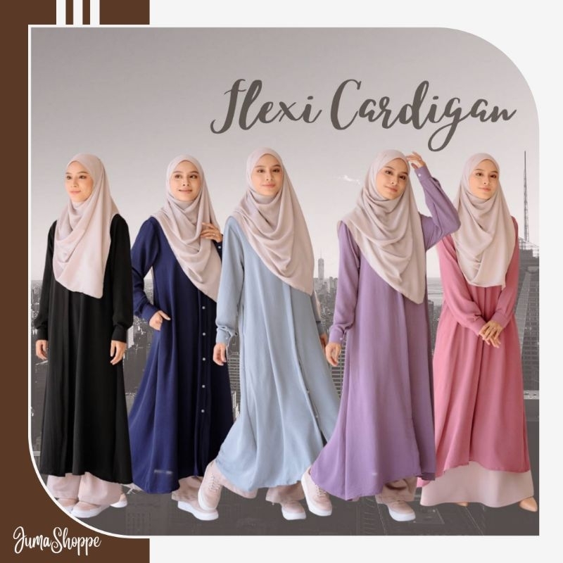 FLEXI CARDIGAN ( BELLO SCARVES ) CARDIGAN LABUH | CARDIGAN BUTANG