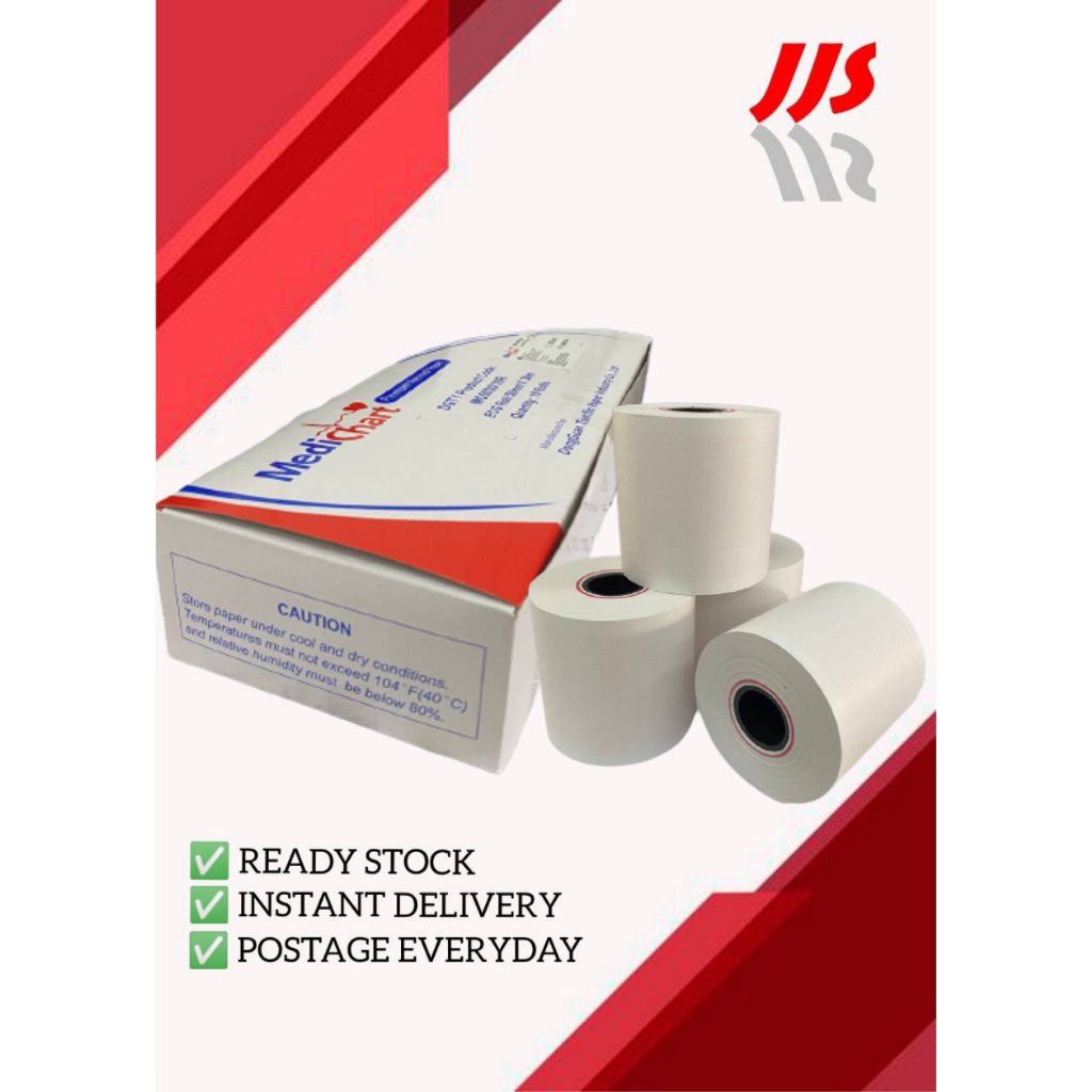 ECG Paper roll 50mm x 30m x 16mm (MediChart) Shopee Malaysia