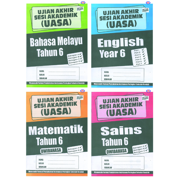 Tahun 6 Ujian Akhir Sesi Akademik (UASA) | Shopee Malaysia