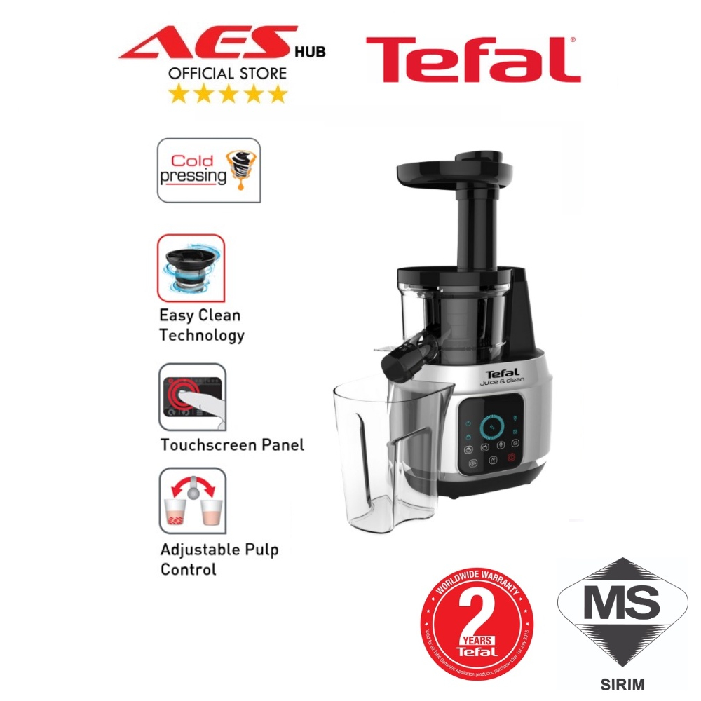 Tefal ZC420 Juice & Clean Slow Juicer Pemerah Buah Juicer Shopee Malaysia