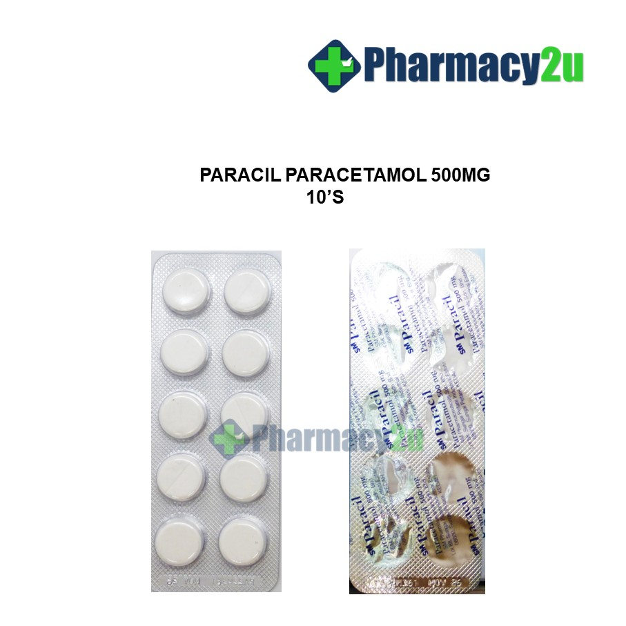 PARACIL PARACETAMOL 500MG 10S | Shopee Malaysia