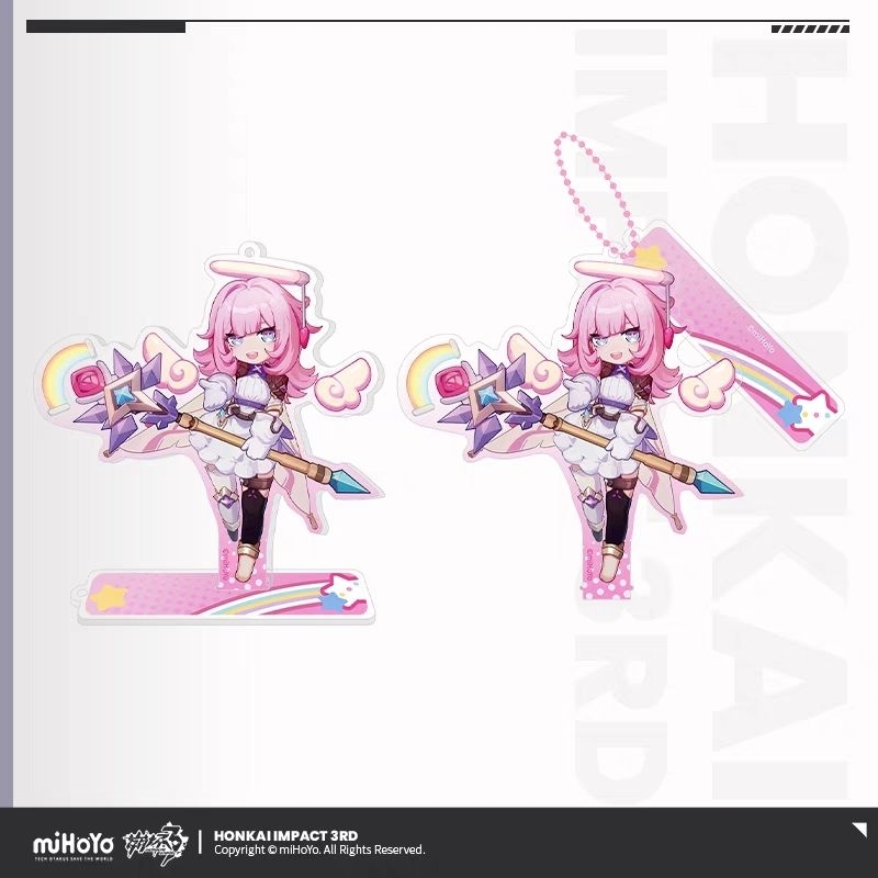 Mihoyo honkai impact 3 elf elysia acrylic stand miss pink elf flame ...