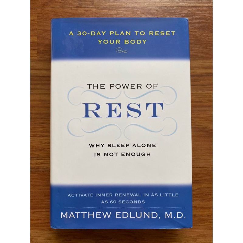 (Hardcover) The Power of Rest: Why Sleep Alone Is Not Enough by Matthew ...