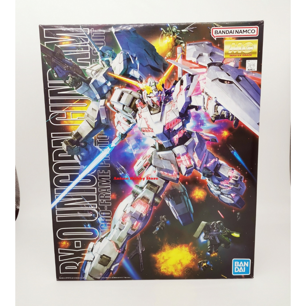 Bandai MG Grade - RX-0 Unicorn Gundam Psycho-Frame Prototype Mobile ...