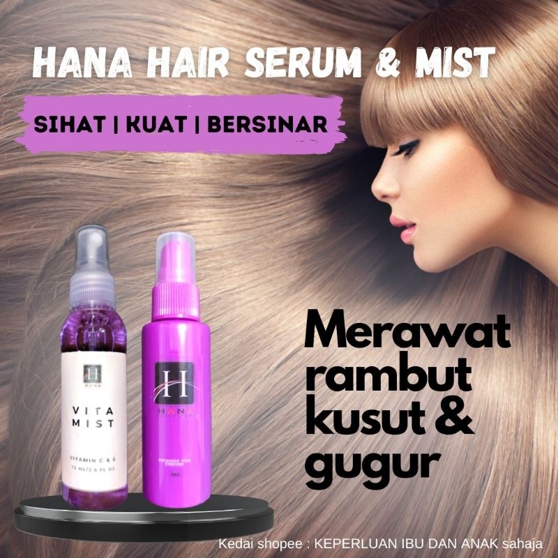 Hana Hair Serum Rambut Gugur Wangi Anti Kusut Hair Mist Shopee Malaysia 2879