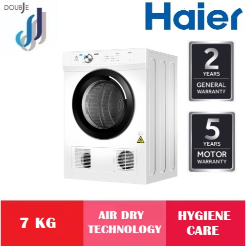 Haier 7KG Vented Dryer With Reversible Knob Control Sensor Dry HDV70A1