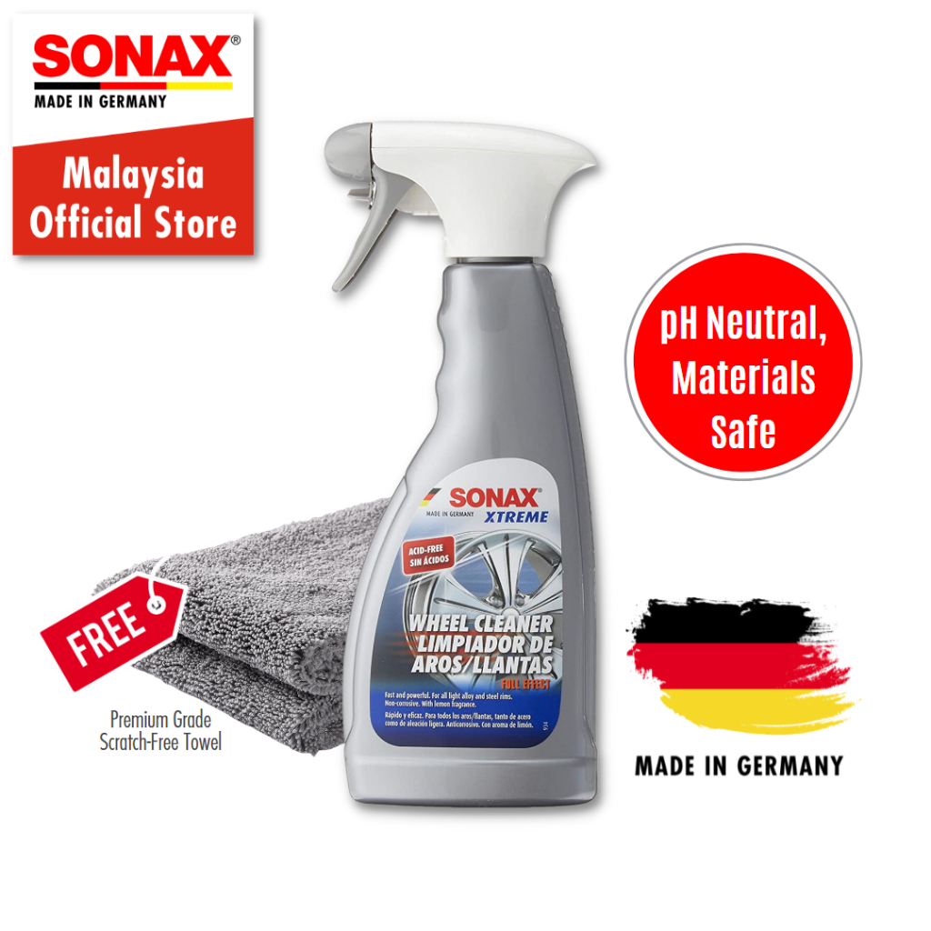 SONAX Wheel Rim Cleaner Full Effect 500ml Acid Free (Rim alloy, Iron