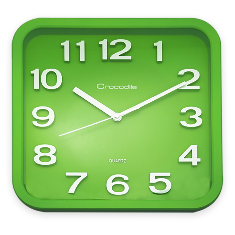 Crocodile 33.5 x 4cm depth Modern Scandinavian Quartz Movement ABS