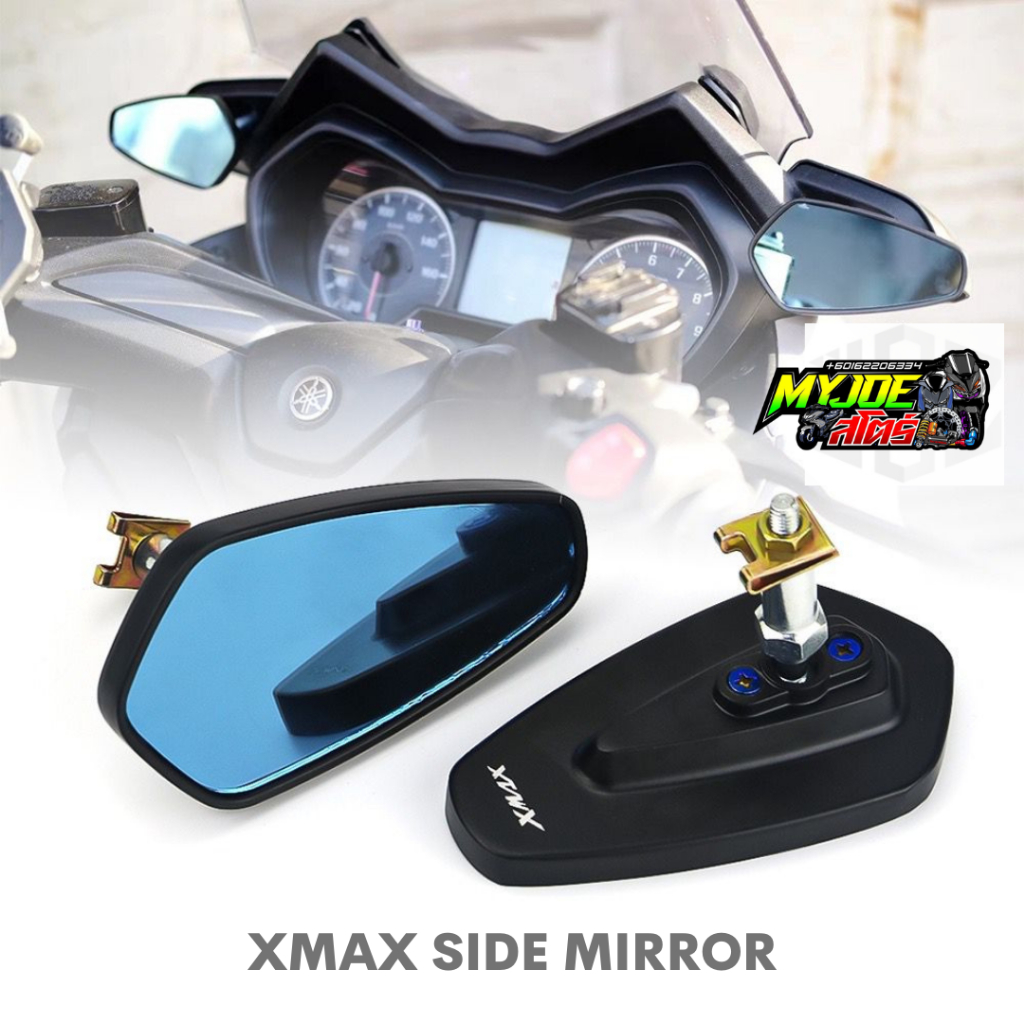 XMAX Side Mirror Aluminum Rear View Mirrors for YAMAHA XMAX 250 300 400