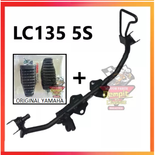 REMPIT LC135 5s LC135 5 Speed Front Footrest Stand Lipat Front Step Bar
