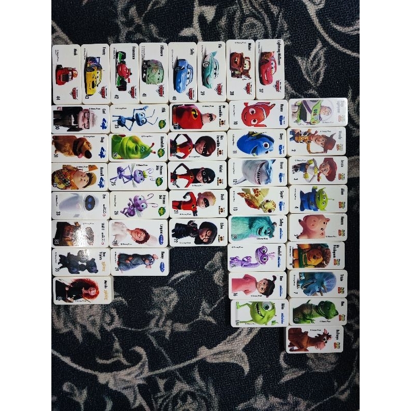Disney Pixar Woolworth Domino Character Complete Shopee Malaysia