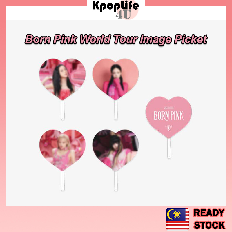 Blackpink Born Pink World Tour Image Picket Merchandise Handheld Fan Concert Merchandise