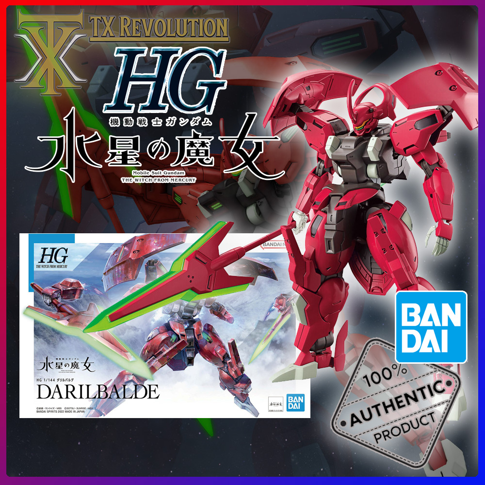 Bandai Hobby HG Gundam The Witch From Mercury #08 Darilbalde La Bruja de Mercurio 1/144 Modelo