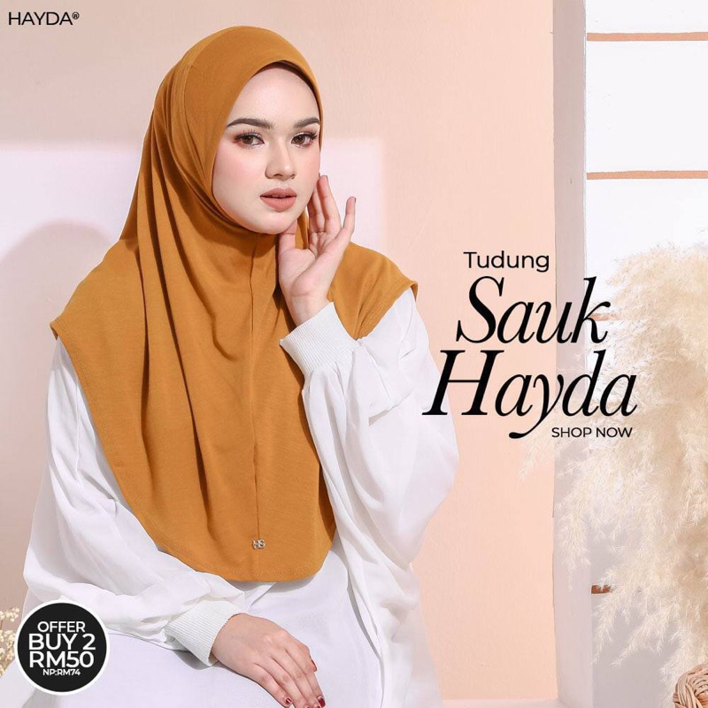 [READY STOCK] TUDUNG SAUK BY HAYDA | Shopee Malaysia