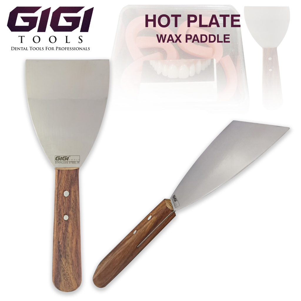 GIGI TOOLS Wax Paddle Hot Plate 8cm Lab Denture, Dental Instrument ...