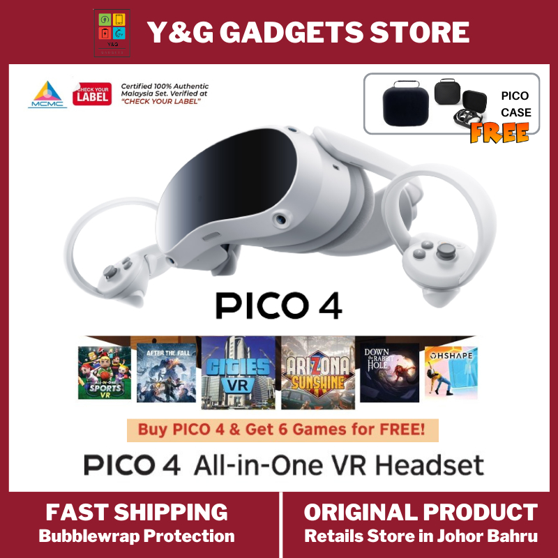 PICO 4 | 8GB+128GB / 8GB+256GB ROM | 4K+ Super-Vision Display | All In ...