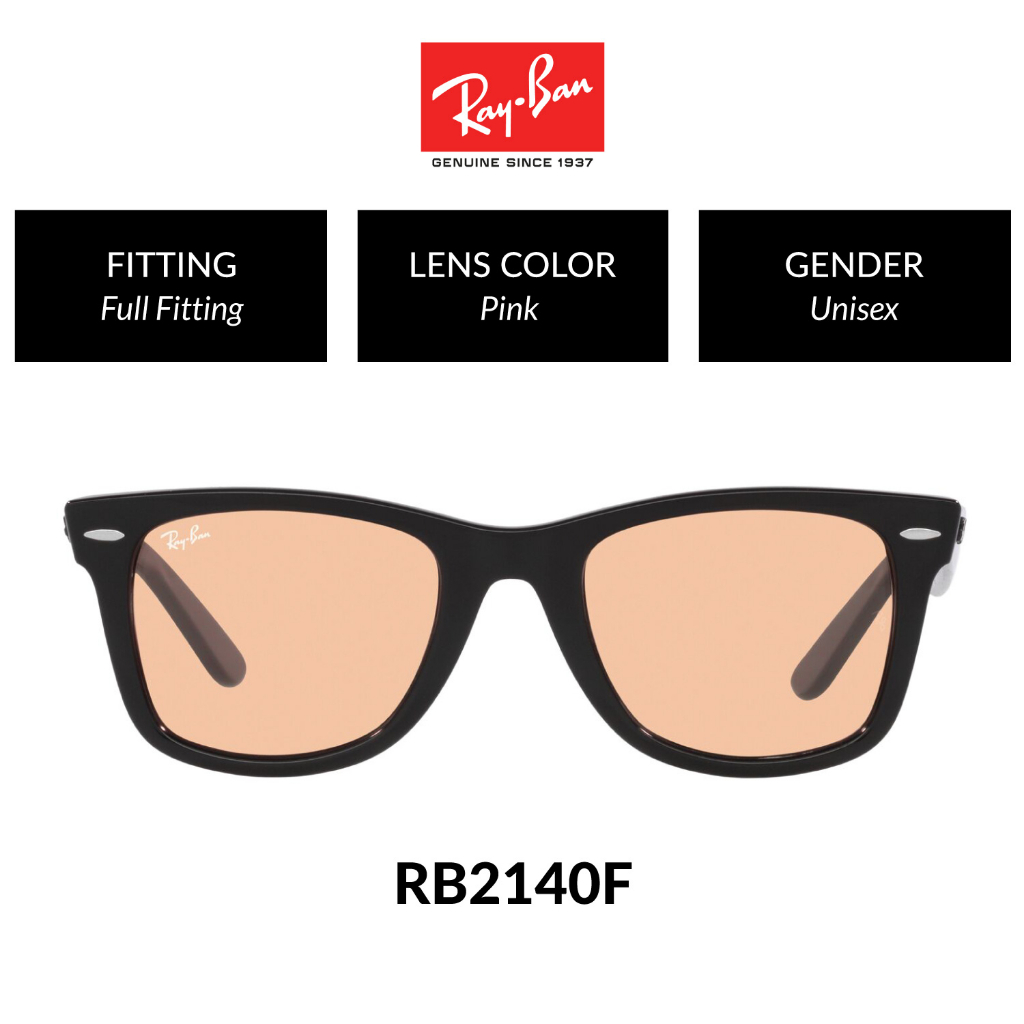 Ray-Ban Rob RB2140F 601/4B | Unisex Full Fitting | Sunglasses Size 52mm |  Shopee Malaysia