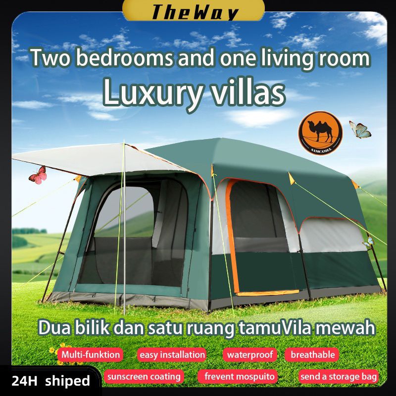 KHEMAH UNTA Camel tent besar 5-8/8-12 Person Large Camping Tent Family Tent For outdoor