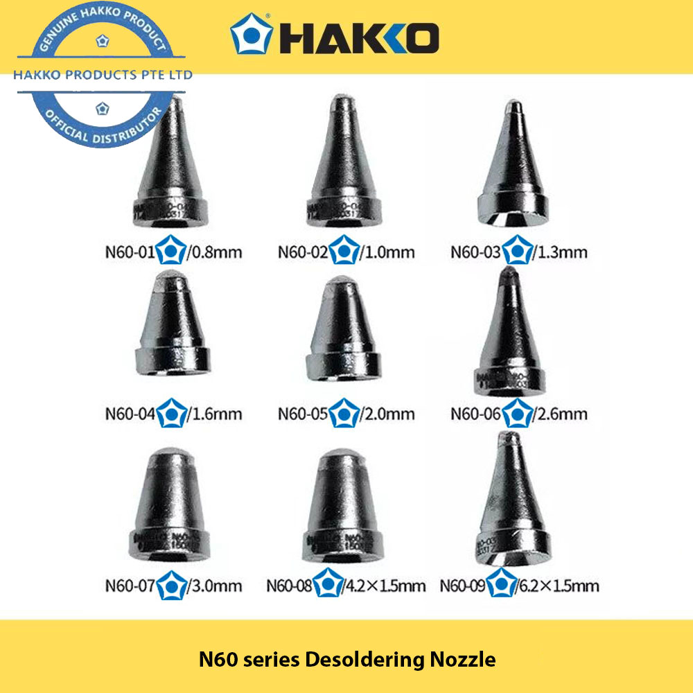 ULTECHNOVO 5pcs Desoldering Pump Parts Solder Sucker Nozzles Replacement Tips For Soldering And Heat Resistant