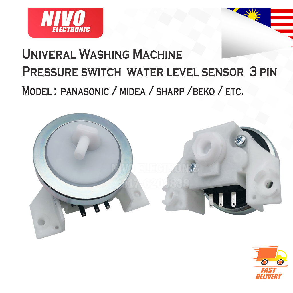 PANASONIC SHARP WASHING MACHINE PRESSURE SWITCH WATER LEVEL SENSOR 3PIN