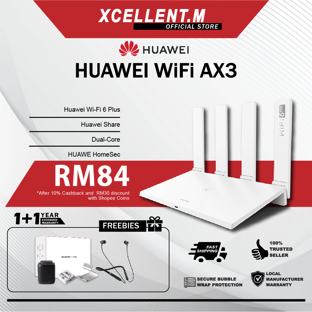HUAWEI WIFI AX3 Dual-core / Quad-core - Original HUAWEI Malaysia ...