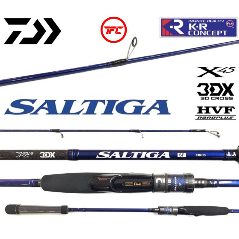 Daiwa Saltiga SF LJ Jigging Rod (SD) 2019 / 2022 Light Jigging Spinning ...