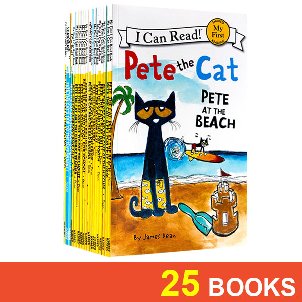 ready stock 25 books pete the cat i can read my first reading books