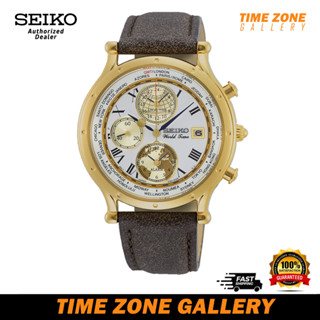 Seiko Unisex Adult Chronograph Quartz Watch with Leather Strap SSB333P1 |  Shopee Malaysia